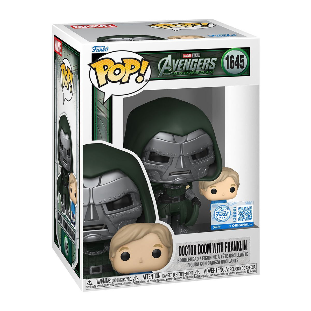 Avengers: Doomsday Doctor Doom with Franklin Exclusive Pop!