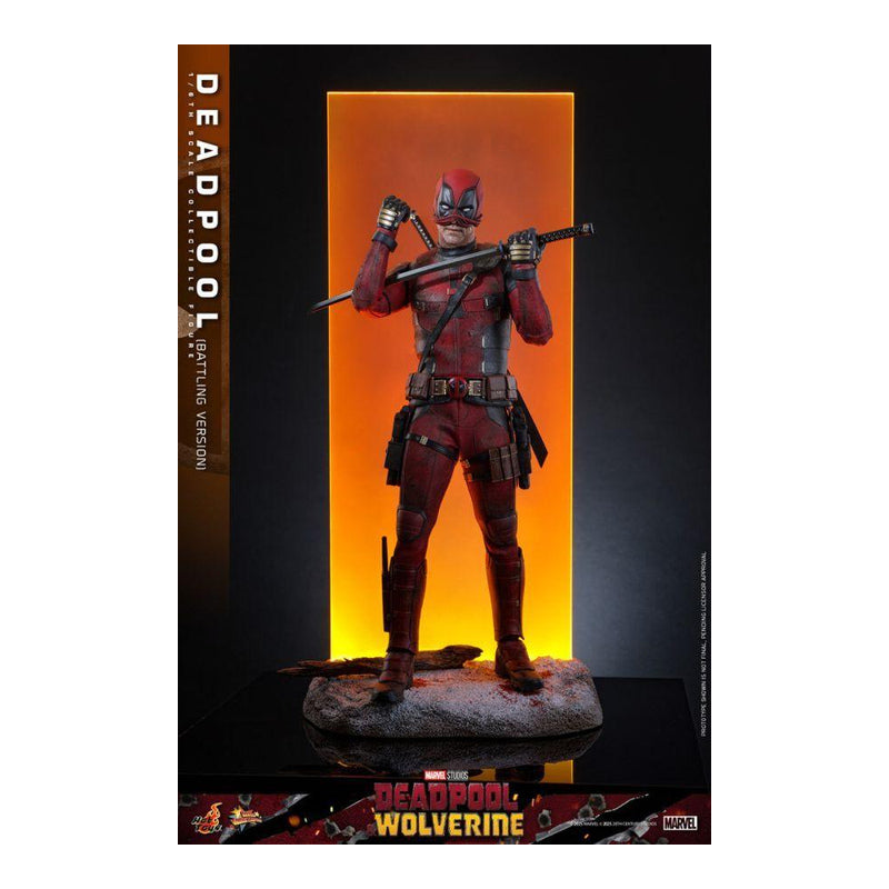 Deadpool & Wolverine Deadpool Battling Version 1:6 Figure
