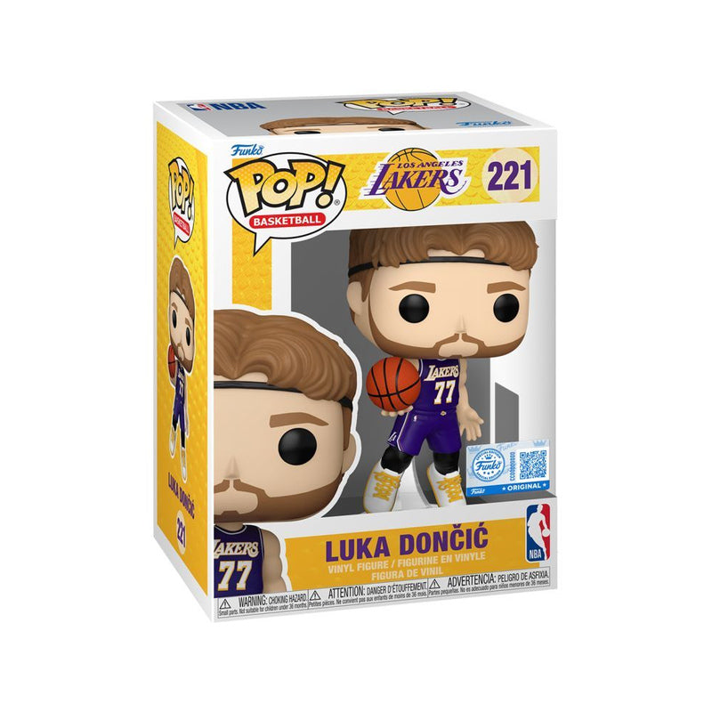 NBA: Lakers Luka Doncic Purple Jersey US Exclusive Pop!