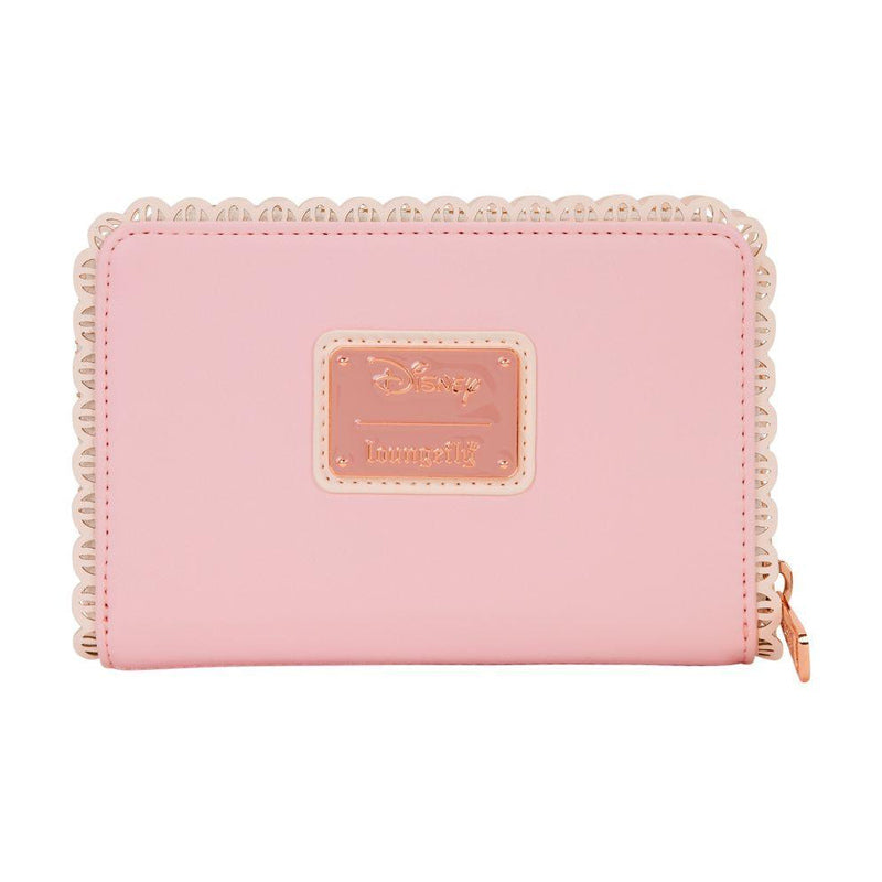 Disney Princess Floral Lace Zip Around Wallet