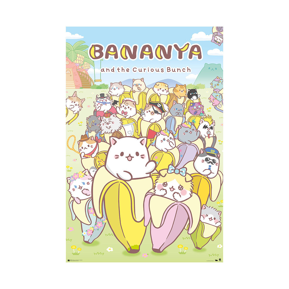 Bananya and the Curious Bunch Poster (61x91.5cm)