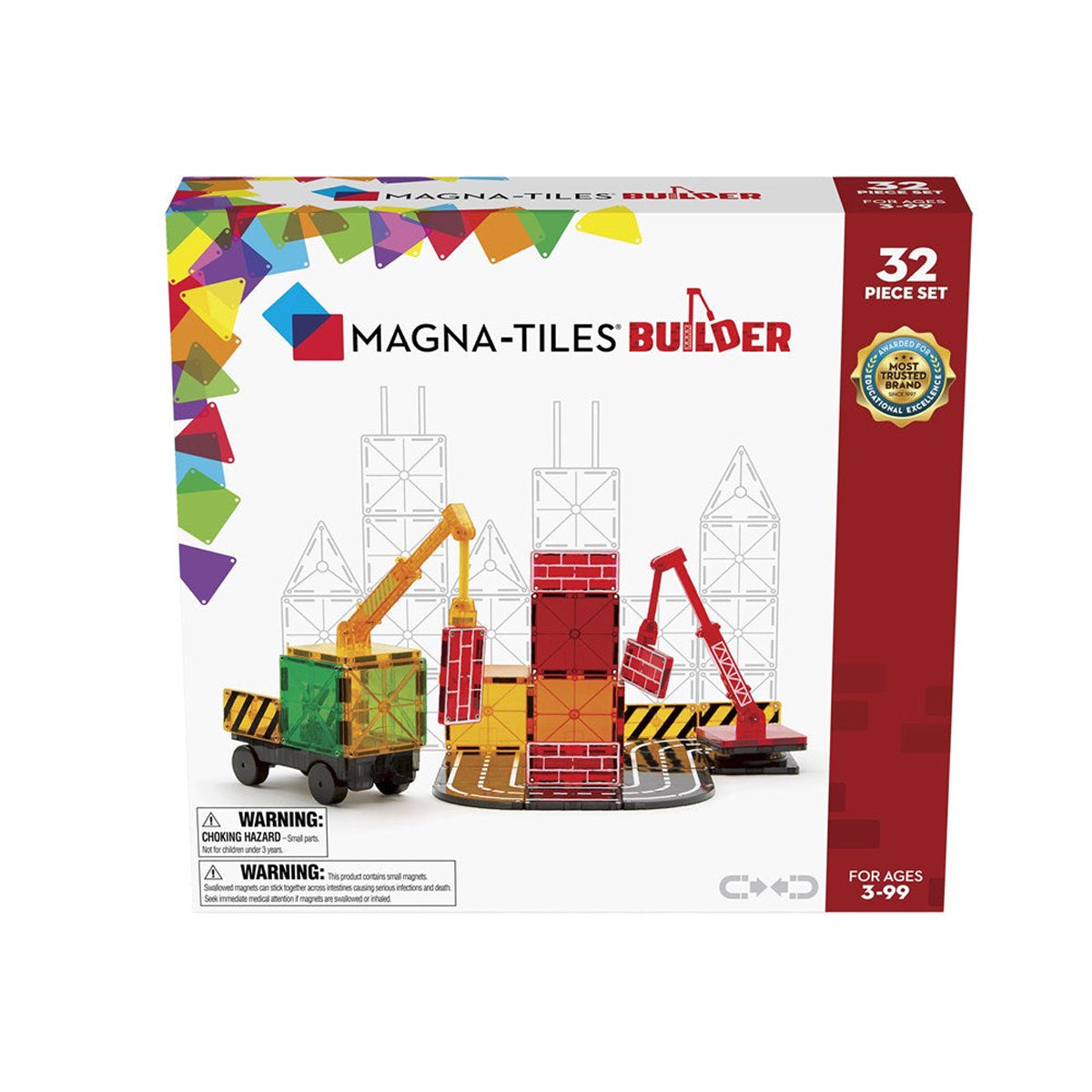 MAGNA-TILES Builder 32 Piece Set
