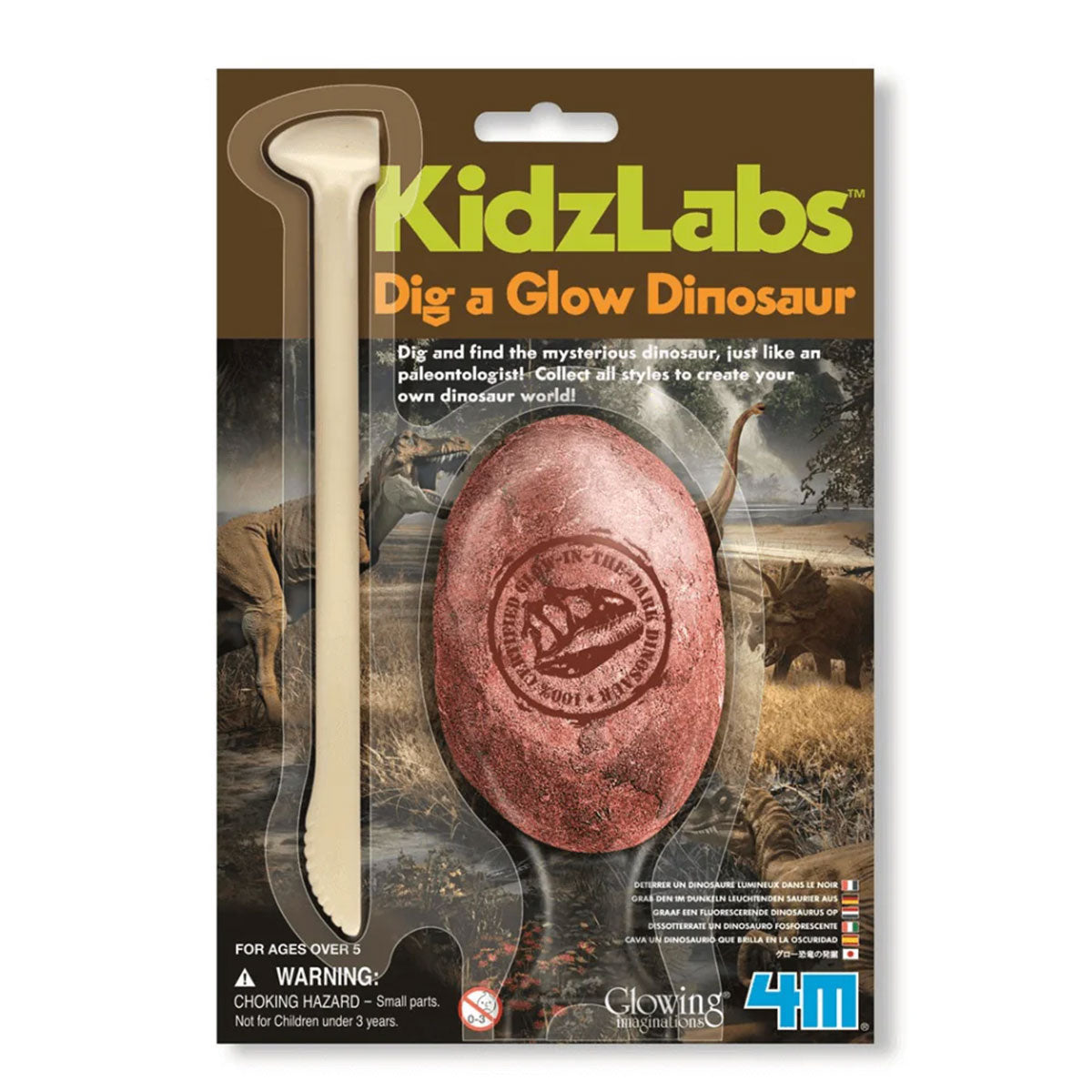 4M Kidzlabs Dig a Glow Dinosaur