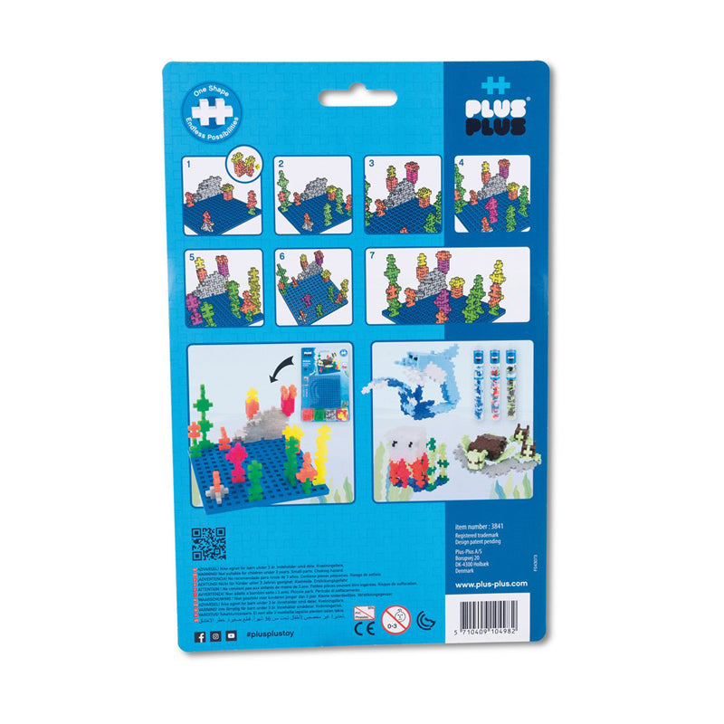 Plus-Plus Ocean Baseplates Builder 64pcs