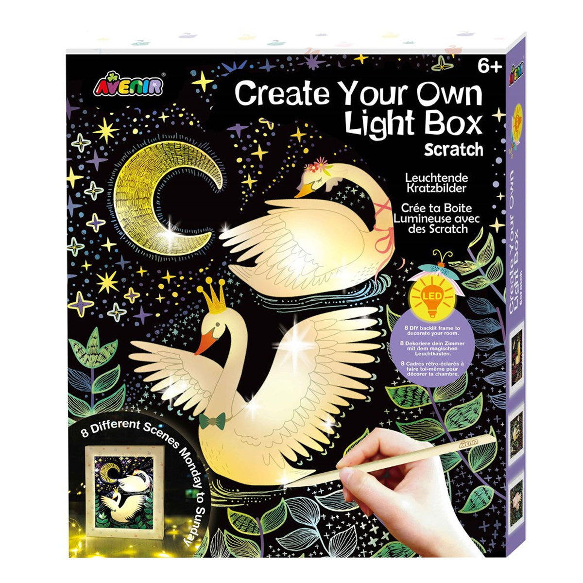 Avenir Create Your Own Light Box Scratch Art