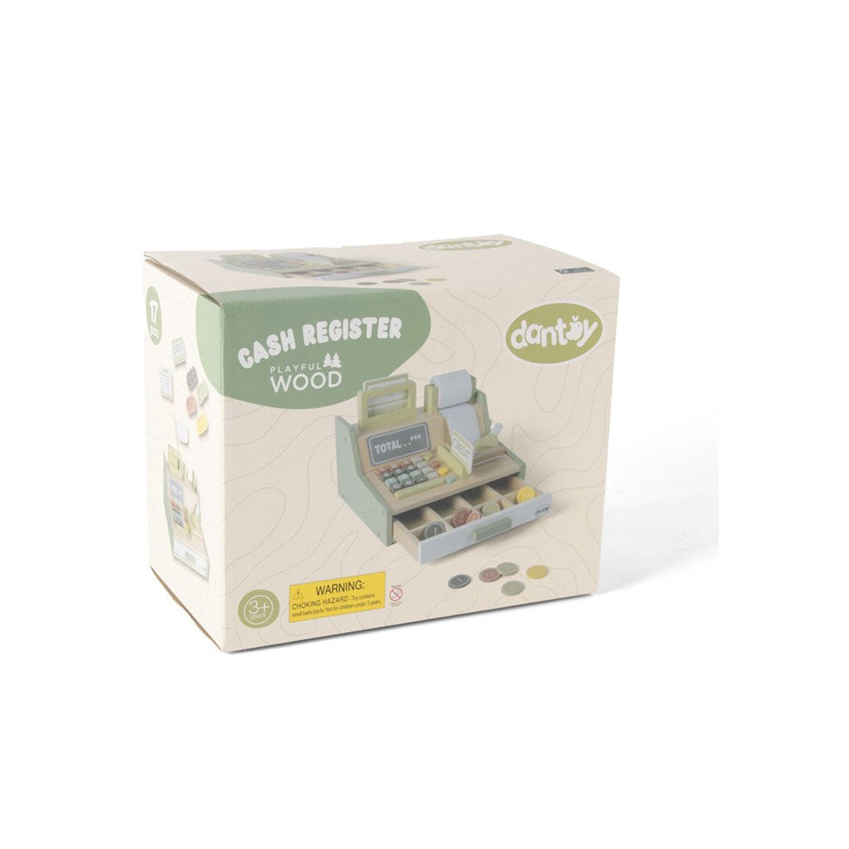 Dantoy Playful Wood Cash Register Set