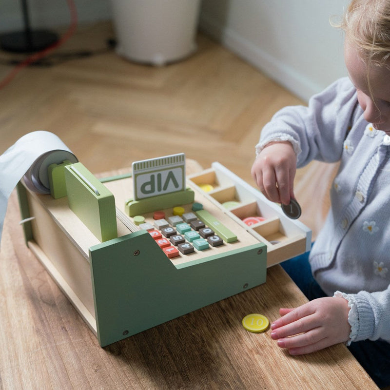 Dantoy Playful Wood Cash Register Set