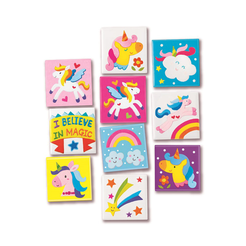 4M Creative Craft Mini Tile Art Unicorns