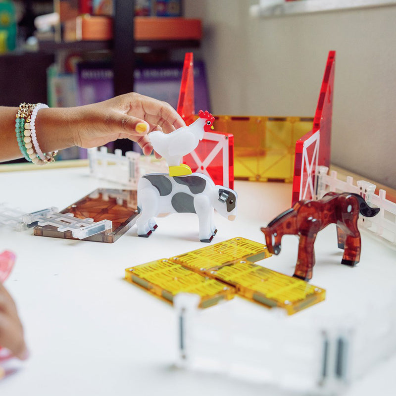 MAGNA-TILES Farm Animals 25-Piece Set