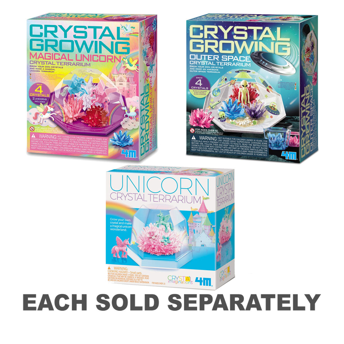 4M Crystal Growing Crystal Terrarium