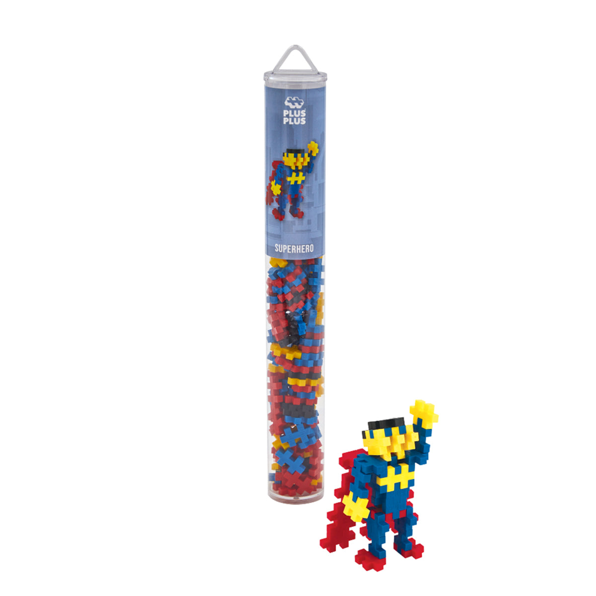 Plus-Plus Superhero Building Blocks Tube 100pcs