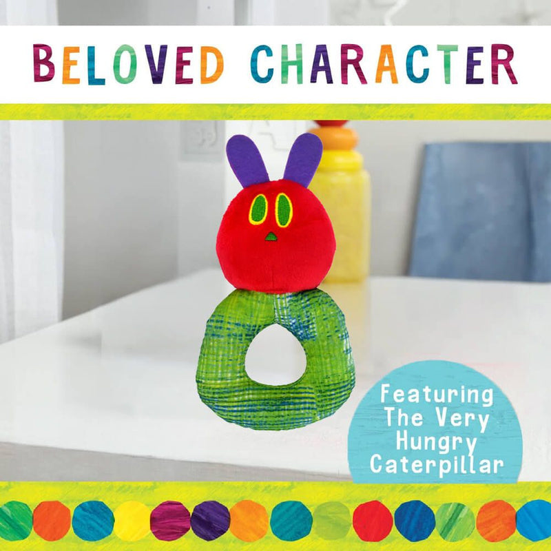 The Very Hungry Caterpillar Fabric Loop Rattle
