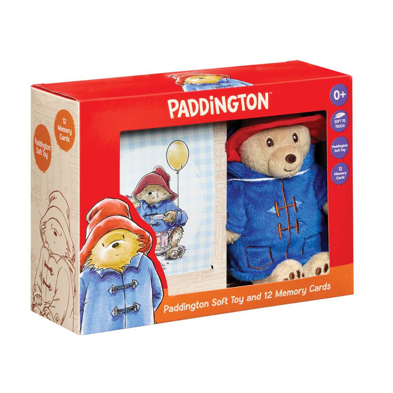 Gift Set: Paddington Soft Toy & 12 Memory Cards