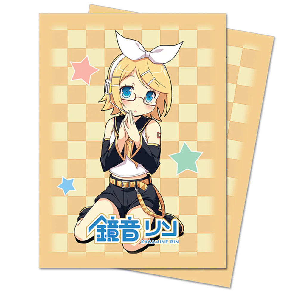 Ultra Pro Hatsune Miku Kagamine Rin Megane Deck Protector 50pcs