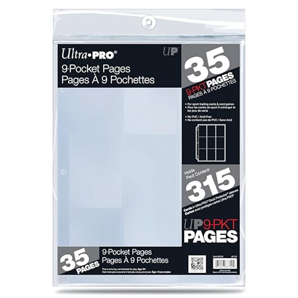 Ultra Pro 9-Pocket Page for Standard Size Cards 35pcs