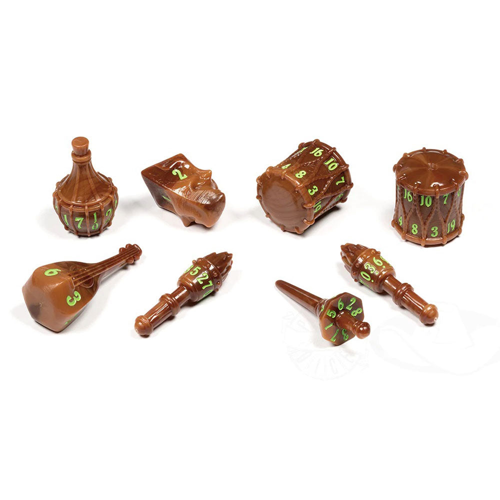 PolyHero Dice Bard Dice Set 8pcs