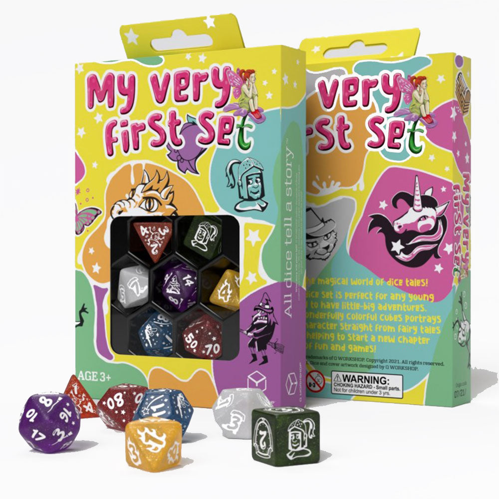 Q Workshop My Very First Fairy Dust Dice Set 7pcs
