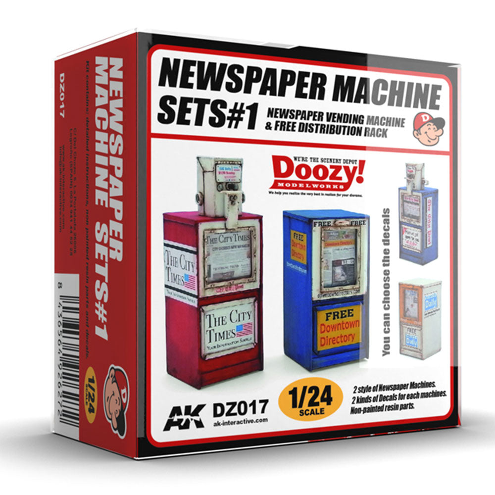 AK Interactive Doozy Newspaper Machine Sets 1
