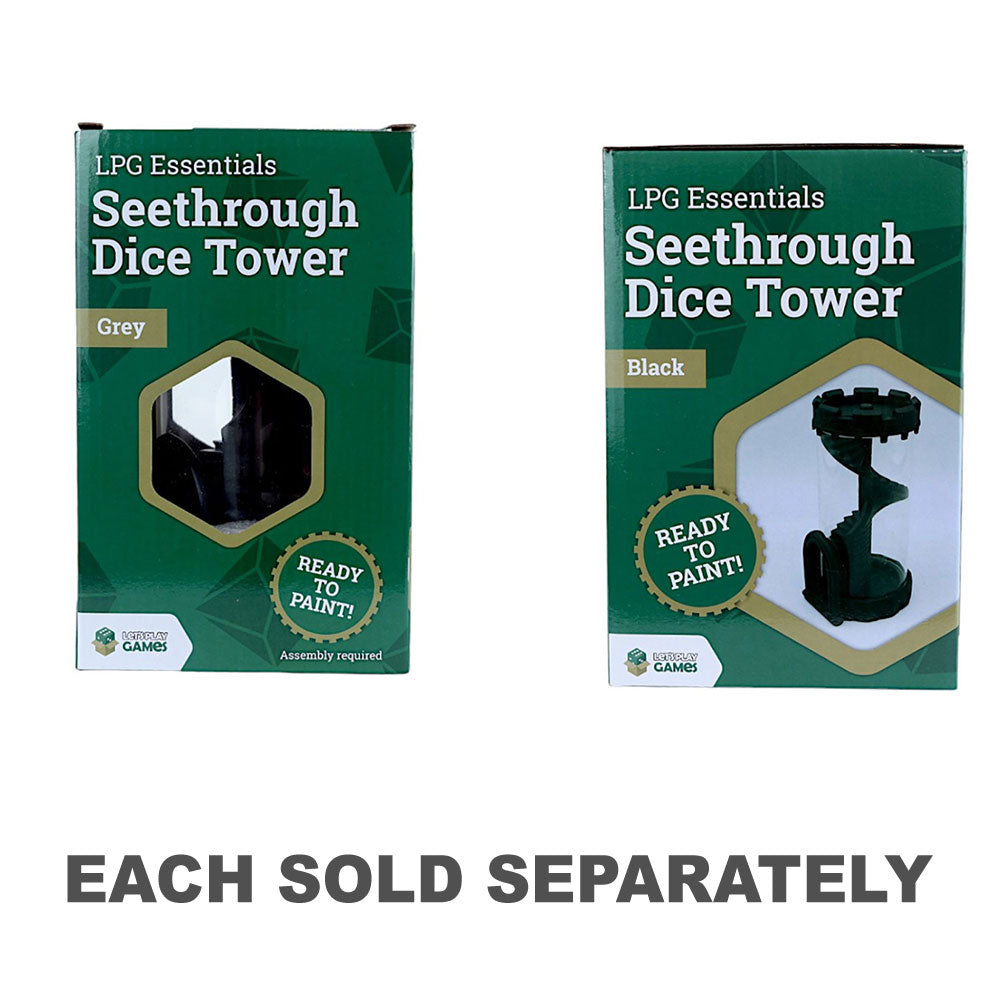 LPG Essentials Seethrough Dice Tower