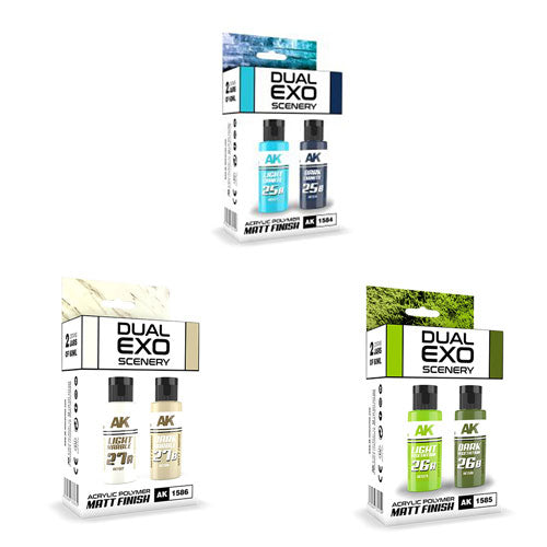 AK Interactive Double Exo Light and Dark Paint Set