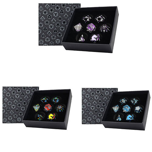 LPG Inscripted Dragon RPG Dice Set