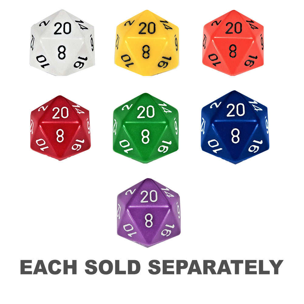 CHX Opaque D20 Dice 34mm