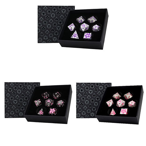 LPG Inscripted Sakura RPG Dice Set