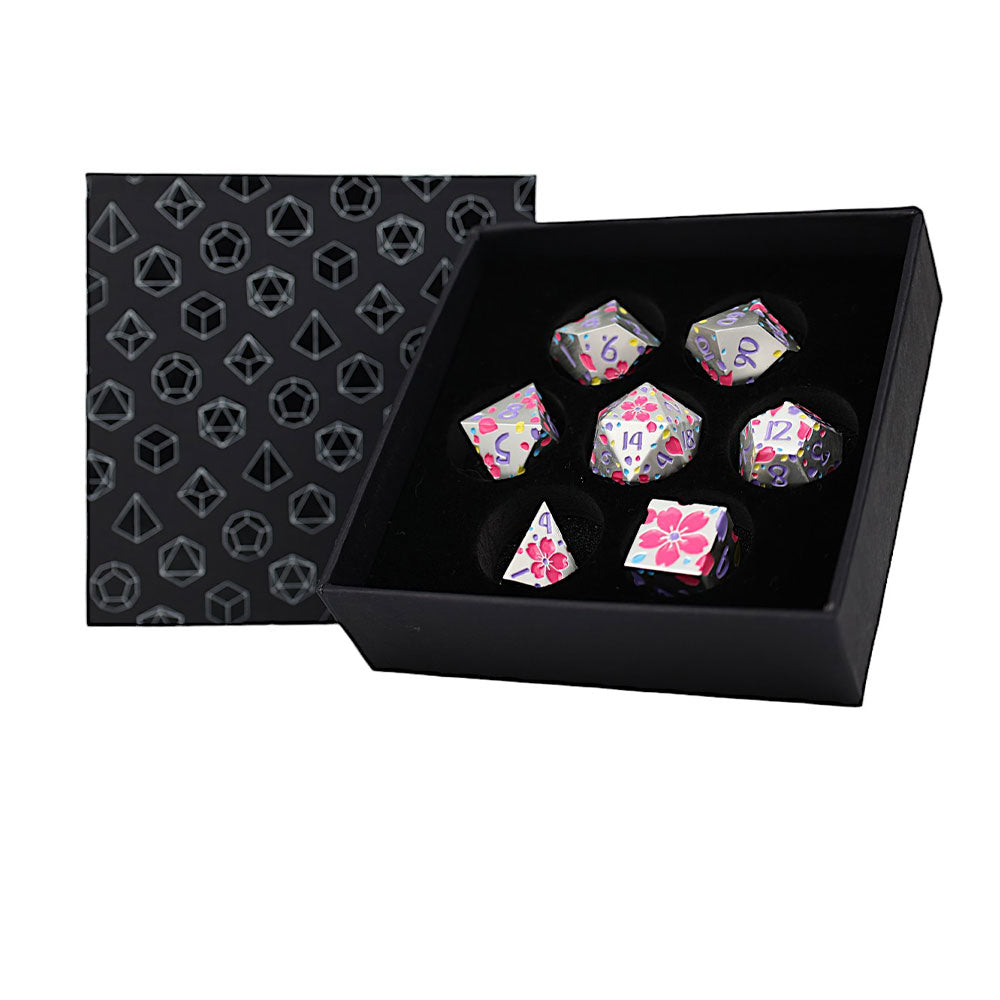 LPG Inscripted Sakura RPG Dice Set