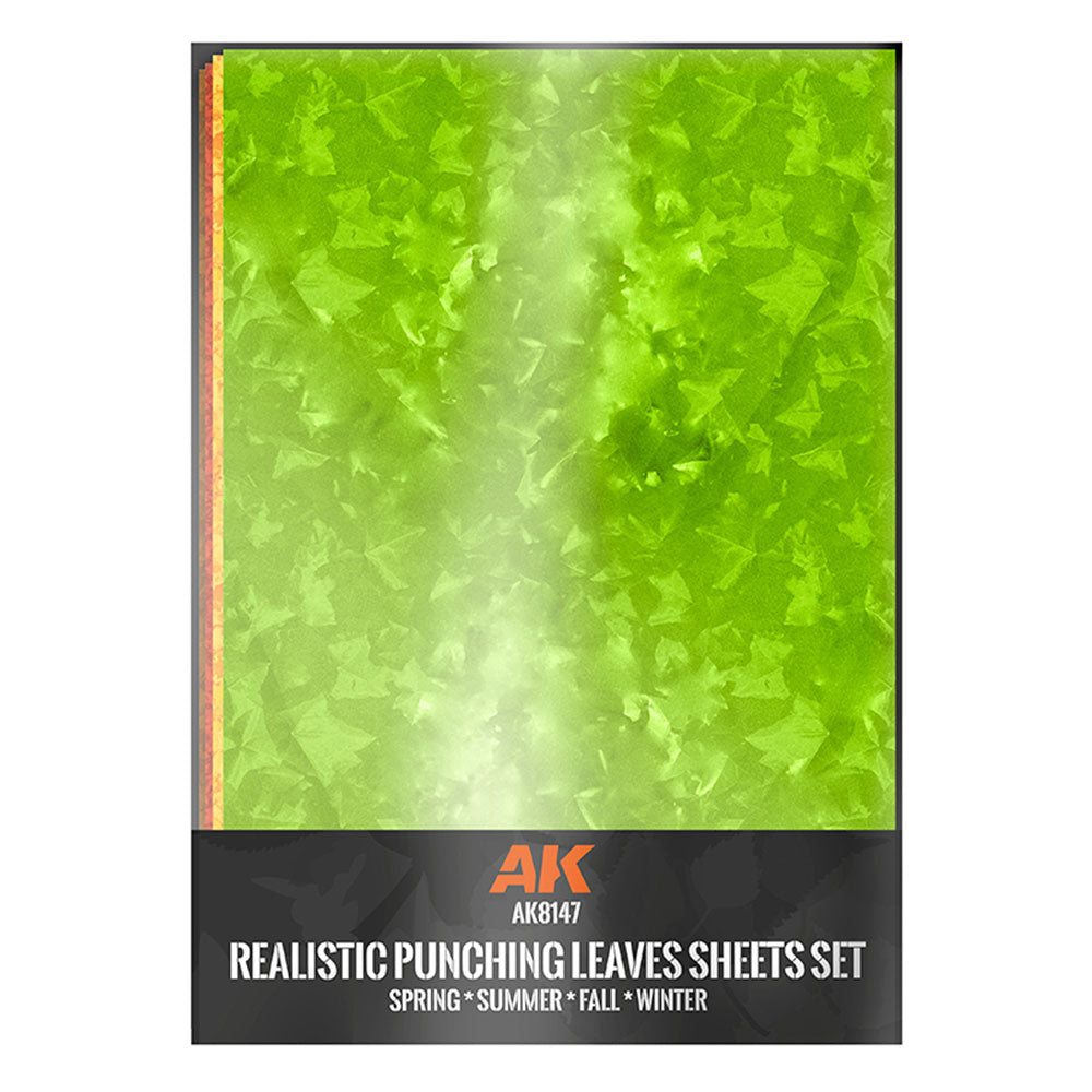 AK Interactive Punching Leaves Sheets Set (Pack of 4)
