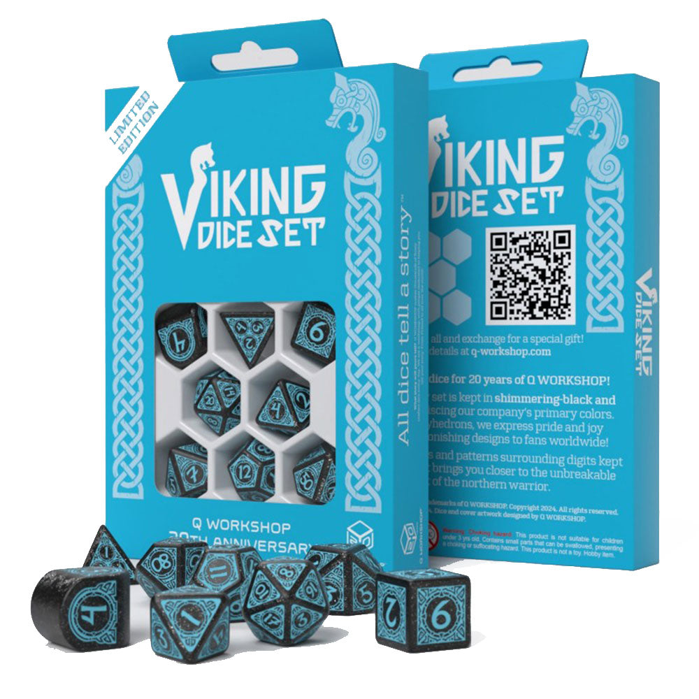 Q Workshop 20 Year Edition Dice Set (Pack of 7)