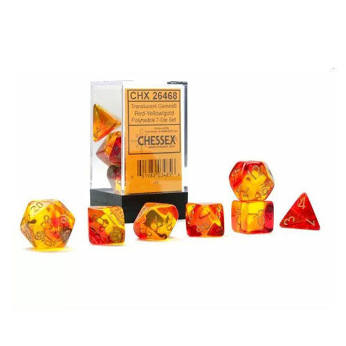 Chessex Gemini Luminary Dice Set 7pcs
