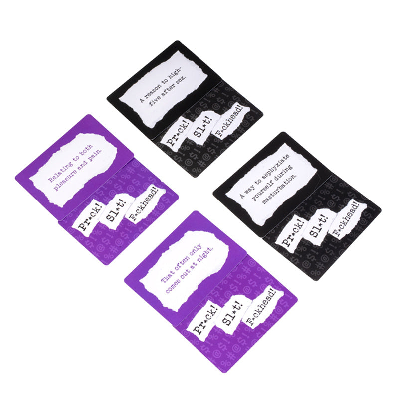 Prick Slut Fuckhead Card Game