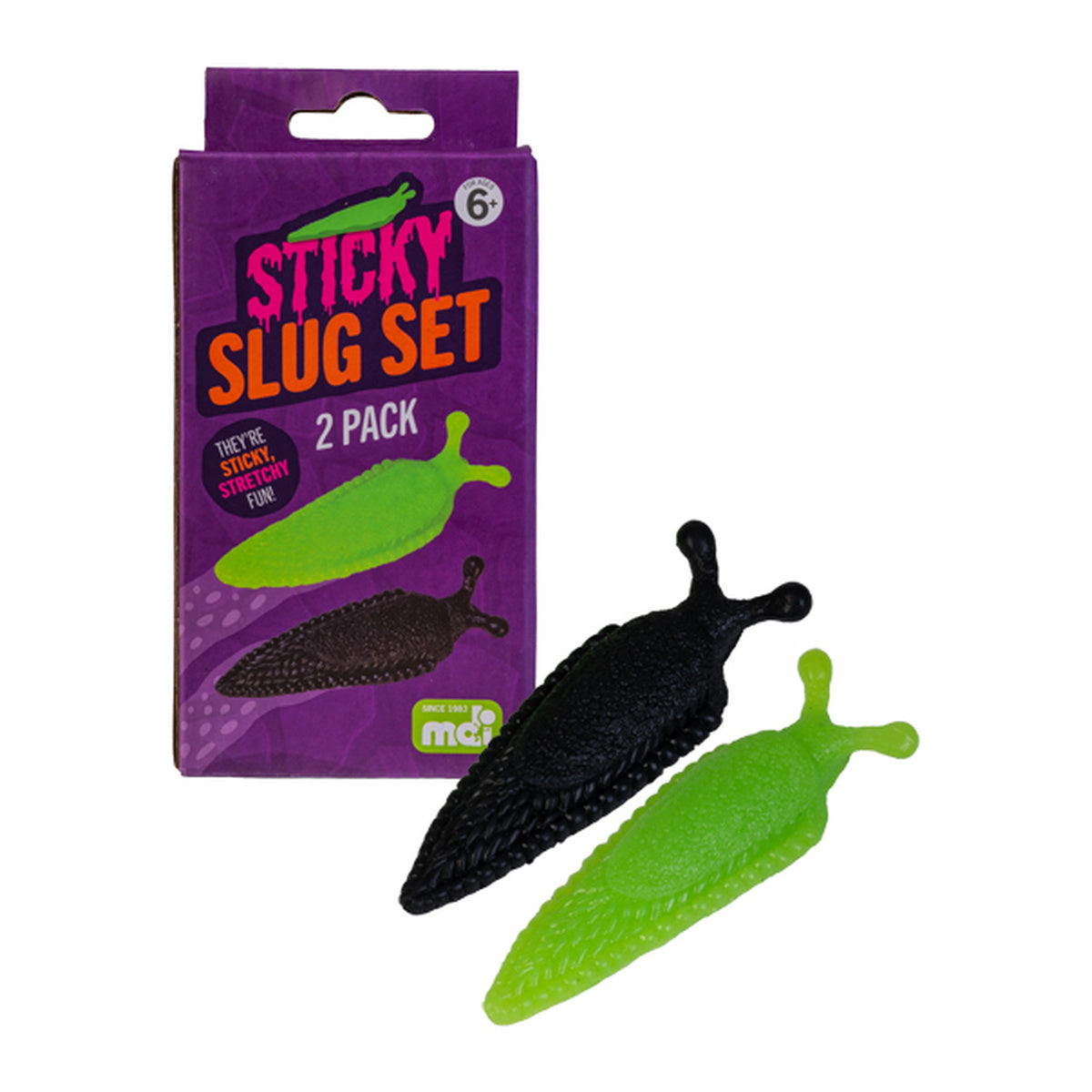 Sticky Slug Toy Set (Pack of 2)