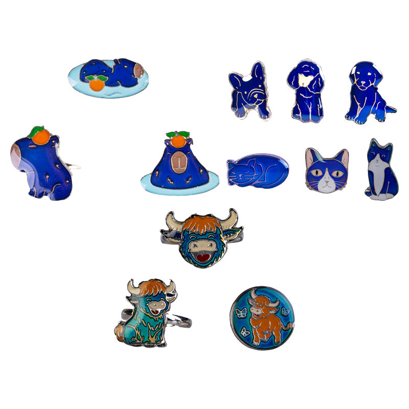 Animal Mood Ring (1pc Random)