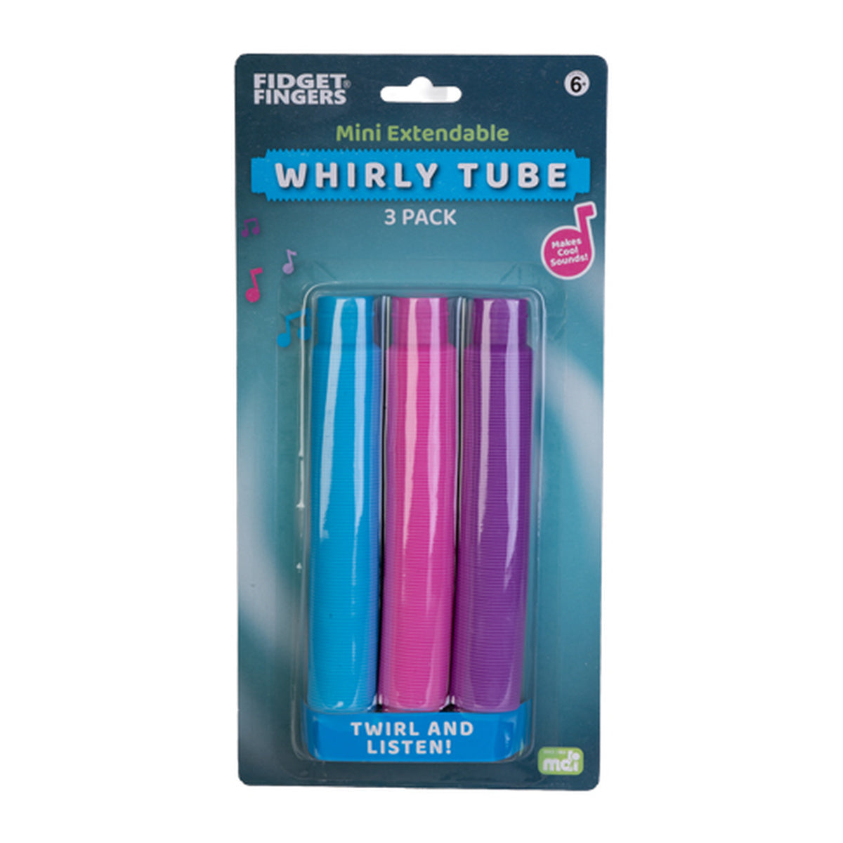 Extendable Whirly Tube Toy (Pack of 3)