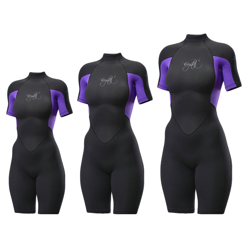 Ladies' Superstretch Springsuit 2mm (Purple/Black)