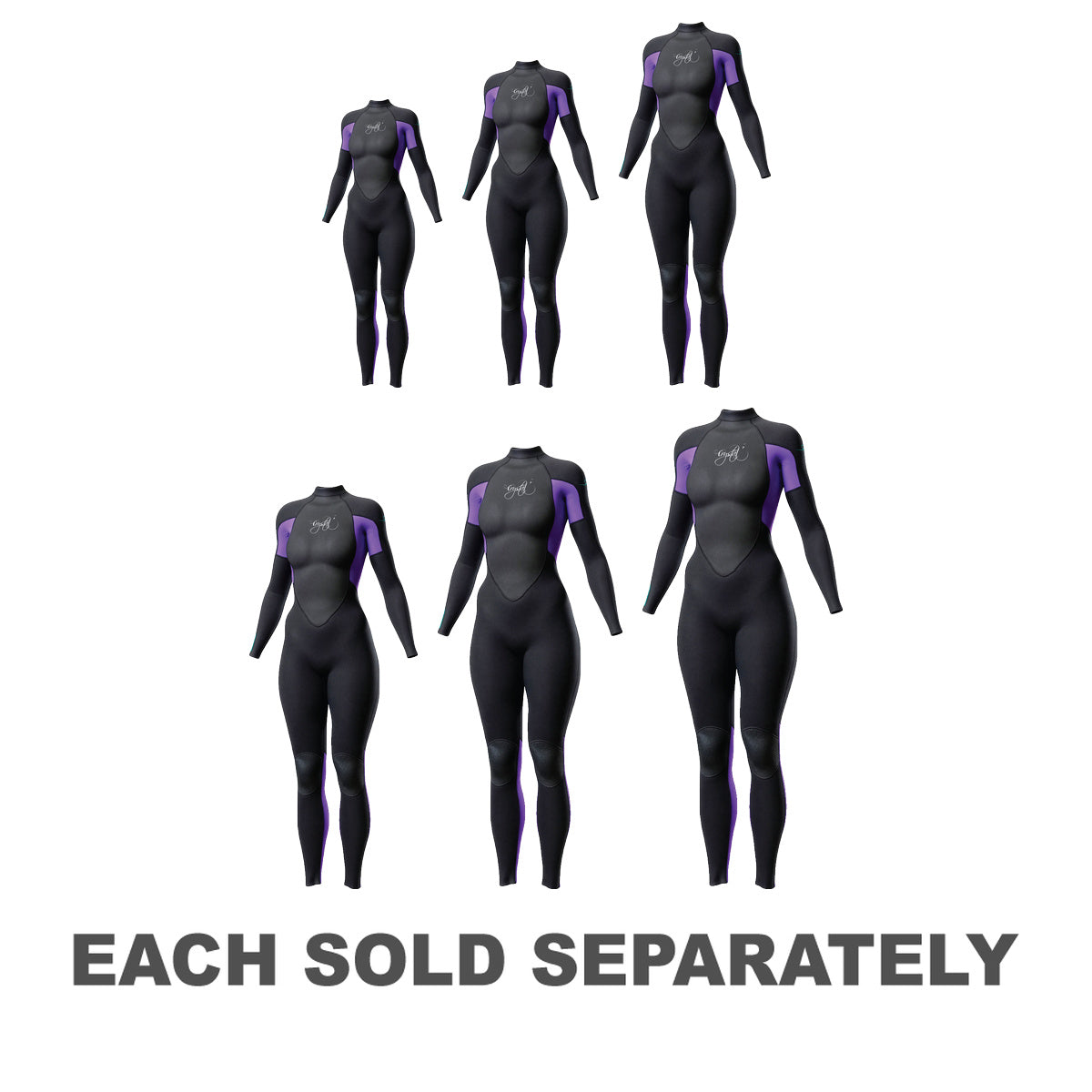 Ladies' Superstretch Steamer 3/2mm (Purple/Black)