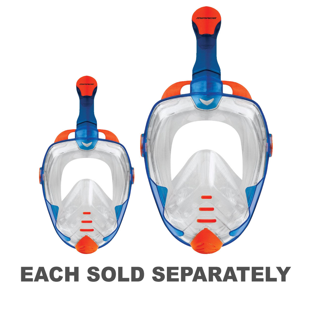 Galaxy2 Adult Mask & Snorkel Set (Blue)