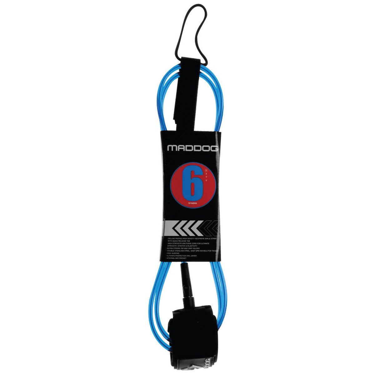 Maddog Surfboard Leash (Blue)