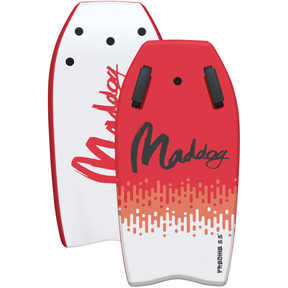 Maddog Freshie Bodyboard with Handles (Red)