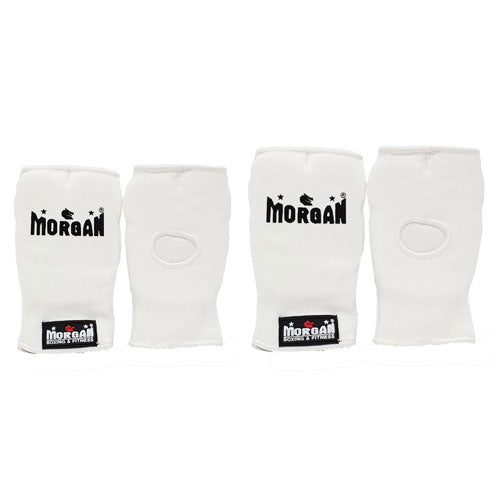Morgan Karate Hand Protectors (White)
