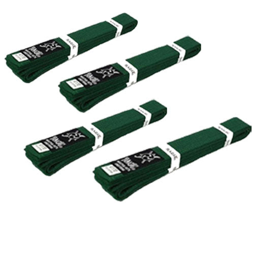 Yamasaki Deluxe Coloured Martial Arts Belts (Green)
