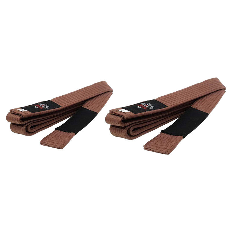 Morgan IBJJf Approved BJJ Brown Belt with Black Tip