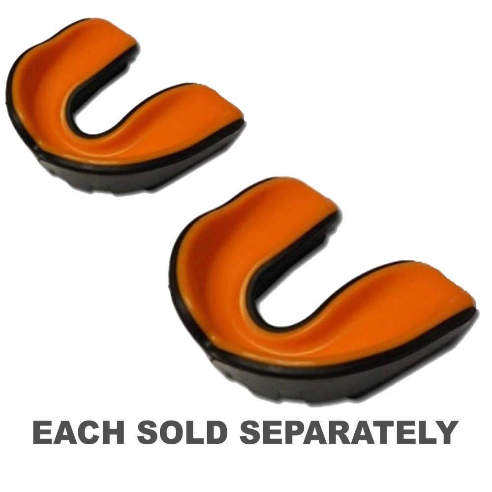 Morgan Mouth Guard Gel Fit w/ A+ Protection (Black & Orange)