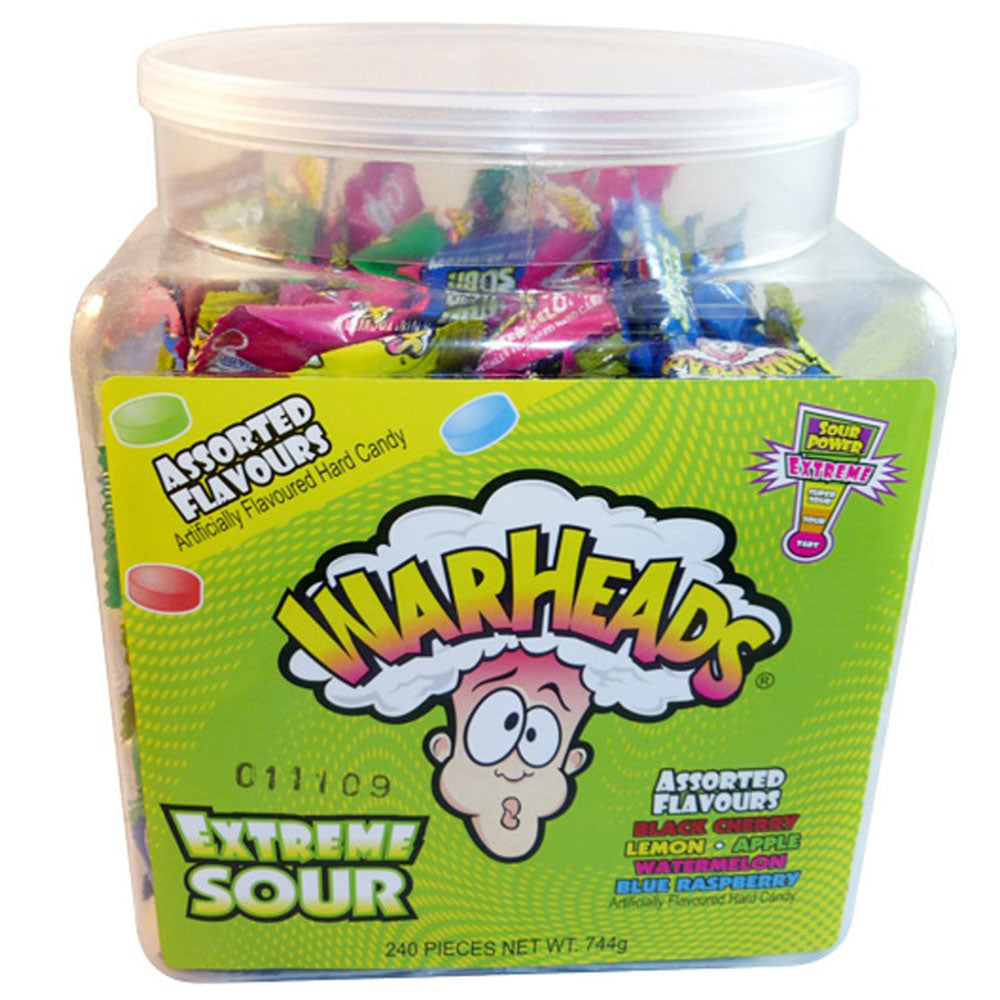 Warheads Extreme Sour Candy Pieces 240pcs