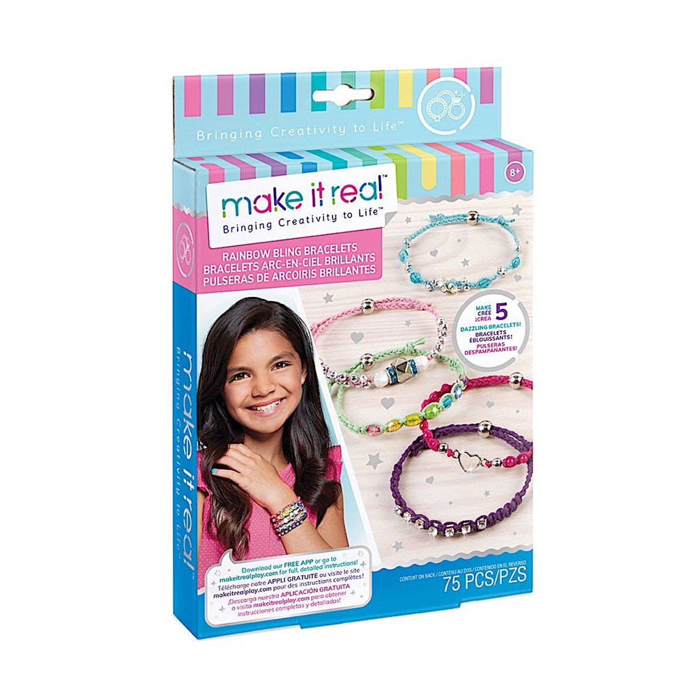 Make It Real Rainbow Bling Bracelets