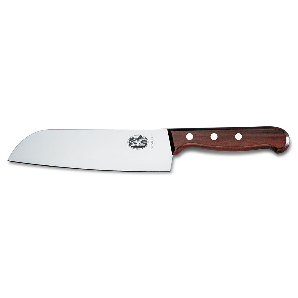 Wide Blade Santoku Knife in Gift Box (Rosewood)