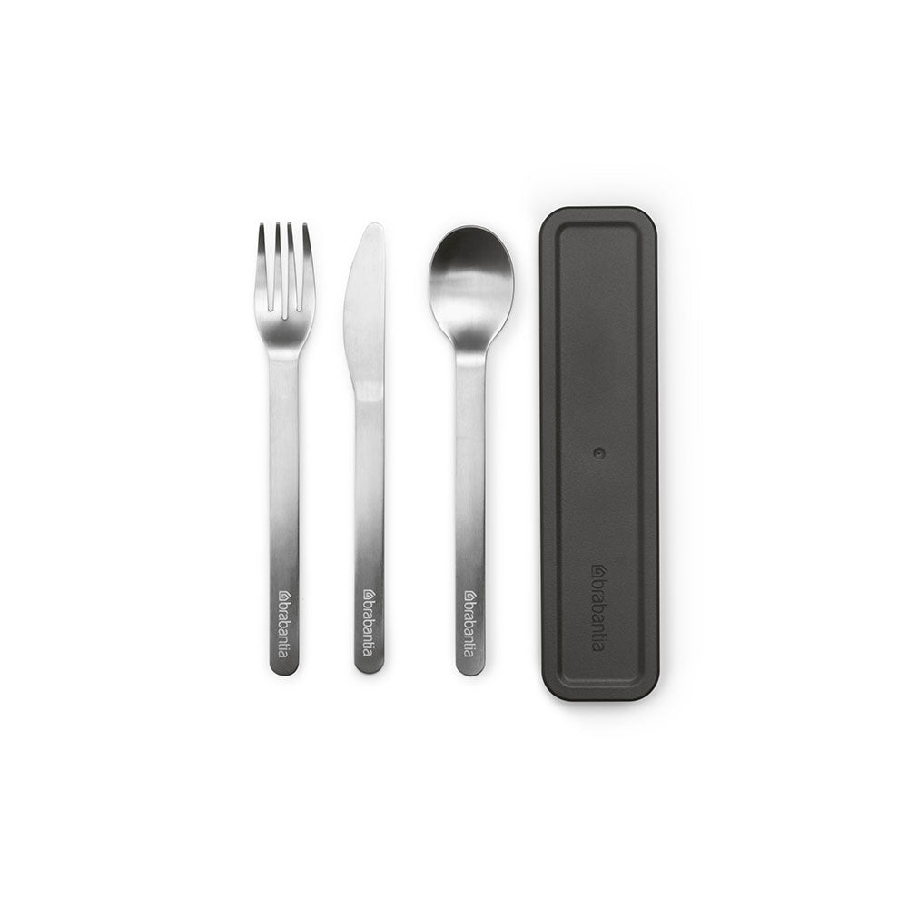 Brabantia Make & Take Cutlery Set 3pcs (Dark Grey)