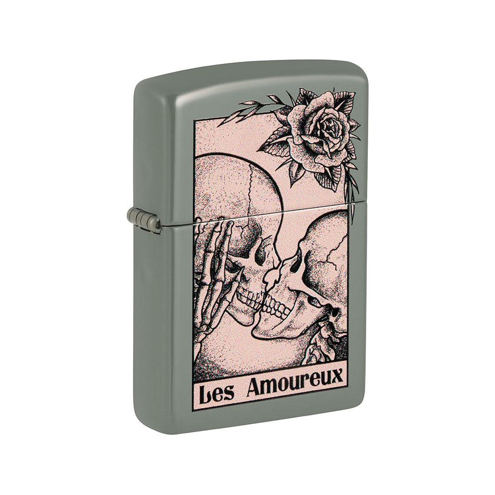 Zippo Death Kiss Design Windproof Lighter