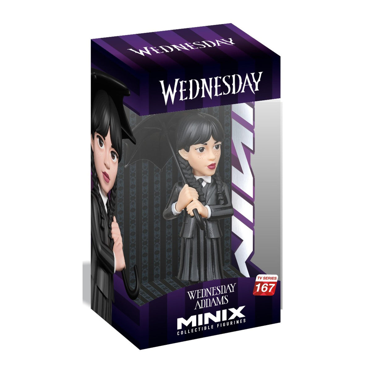 MINIX Wednesday Wednesday Addams Umbrella Version Figure